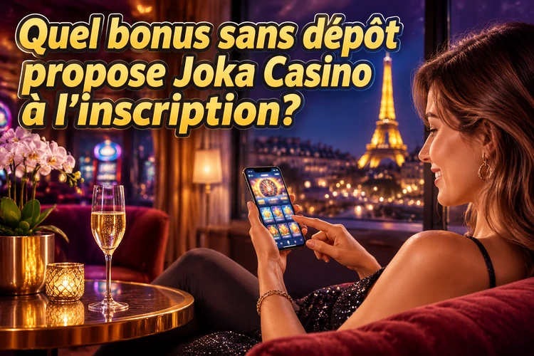 Quel bonus sans dépôt propose Joka Casino à l'inscription?
