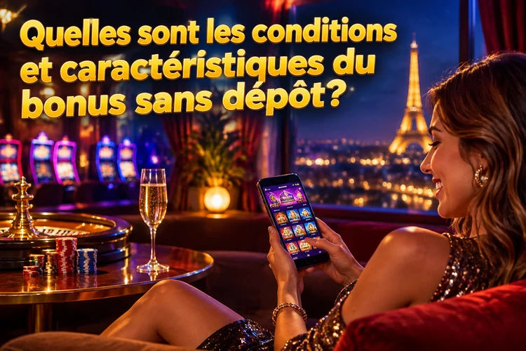Quelles sont les conditions et caractéristiques du bonus sans dépôt?