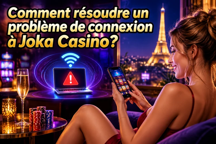 Comment résoudre un problème de connexion à Joka Casino?
